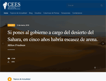 Tablet Screenshot of cees.org.gt